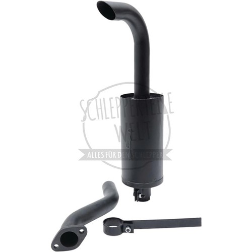 Auspufftopf mit halter passend - mit,